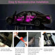 Car Interior Lights Neon Atmosphere RGB LED Strip Bar Car Decor Lighting Lamp US - EX-STOCK CANADA