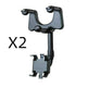 Car Rearview Mirror Phone Holder: Rotatable, Retractable, 360°, All Phones & Cars - EX-STOCK CANADA