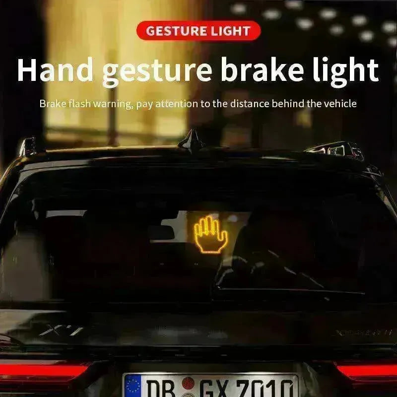 Car's Hand & Fingers Flashing LED Gesture Warning Light - EX-STOCK CANADA