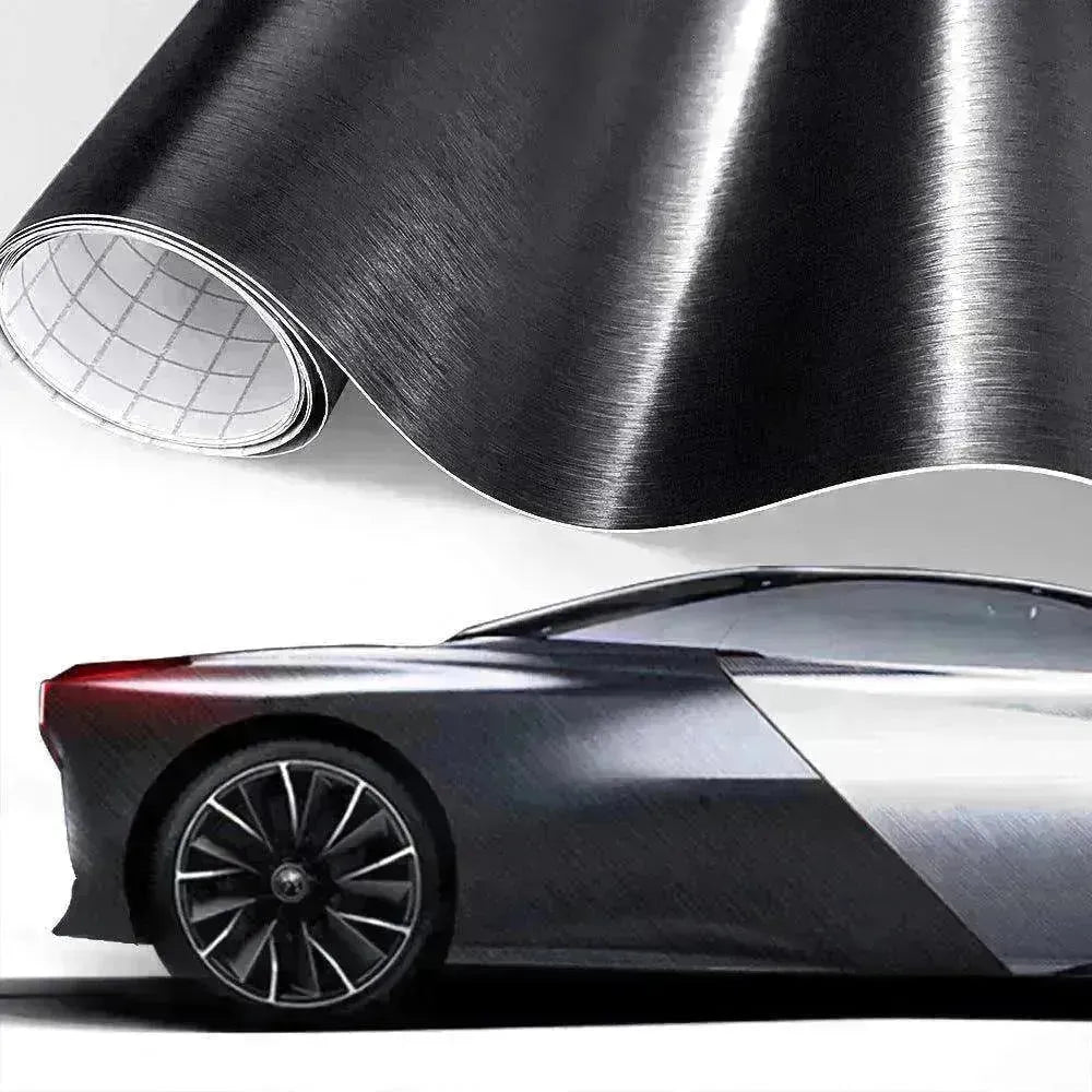 Car Styling Glossy Black 5D Carbon Fiber Vinyl film Car Wrap - EX-STOCK CANADA