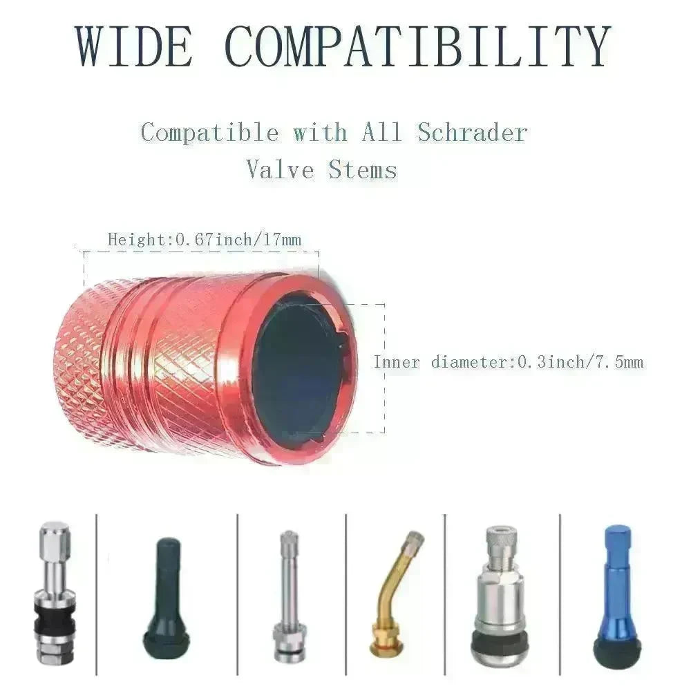 Car Tire Aluminum Car Dust Protection Cap Valve Cover - EX-STOCK CANADA