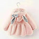 Cartoon Coat Hooded Baby Girl Toddler Fur - EX-STOCK CANADA