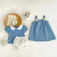 Cartoon Suspender Plaid A- Line Skirt - EX-STOCK CANADA