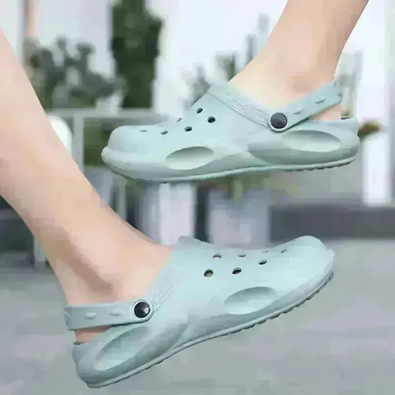 Casual Beach Baotou Sandals Non-slip Garden Clogs Shoes for Summer 2024 - EX-STOCK CANADA