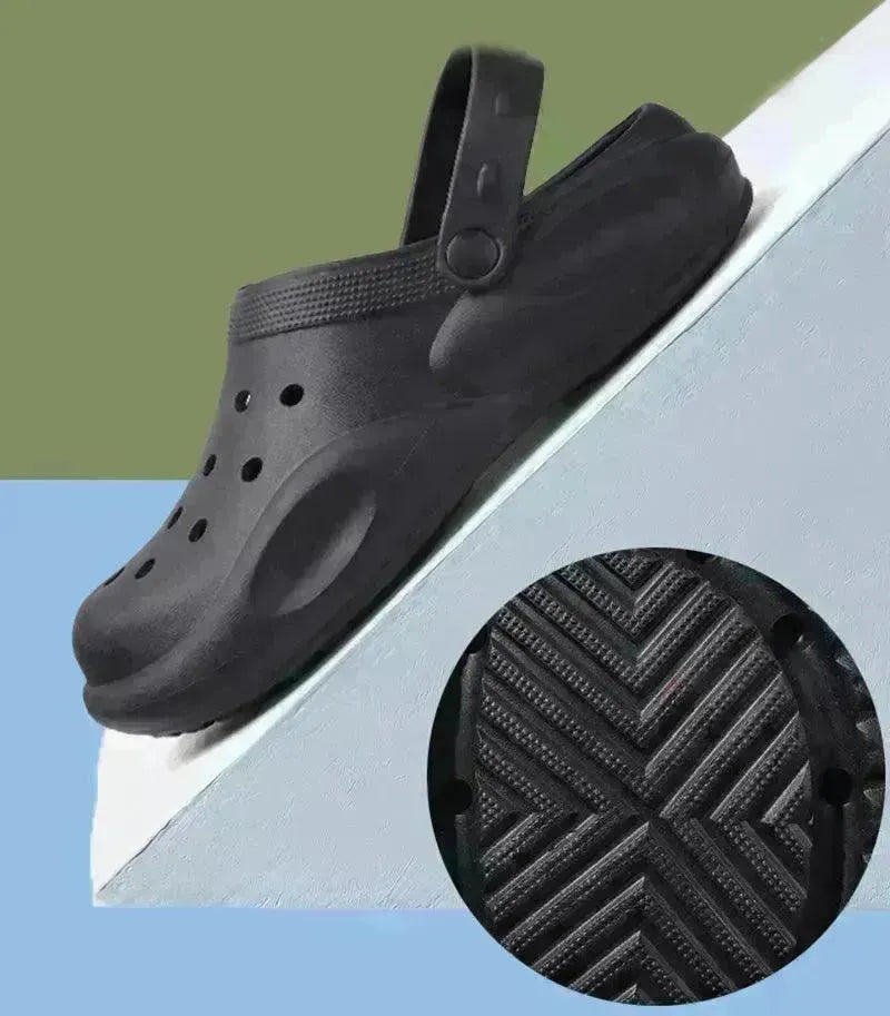 Casual Beach Baotou Sandals Non-slip Garden Clogs Shoes for Summer 2024 - EX-STOCK CANADA