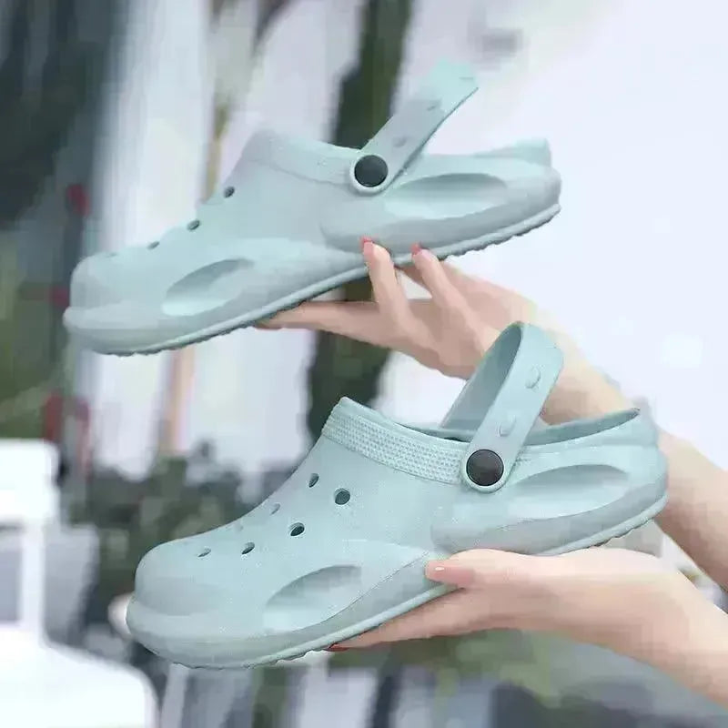 Casual Beach Baotou Sandals Non-slip Garden Clogs Shoes for Summer 2024 - EX-STOCK CANADA