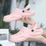 Casual Beach Baotou Sandals Non-slip Garden Clogs Shoes for Summer 2024 - EX-STOCK CANADA
