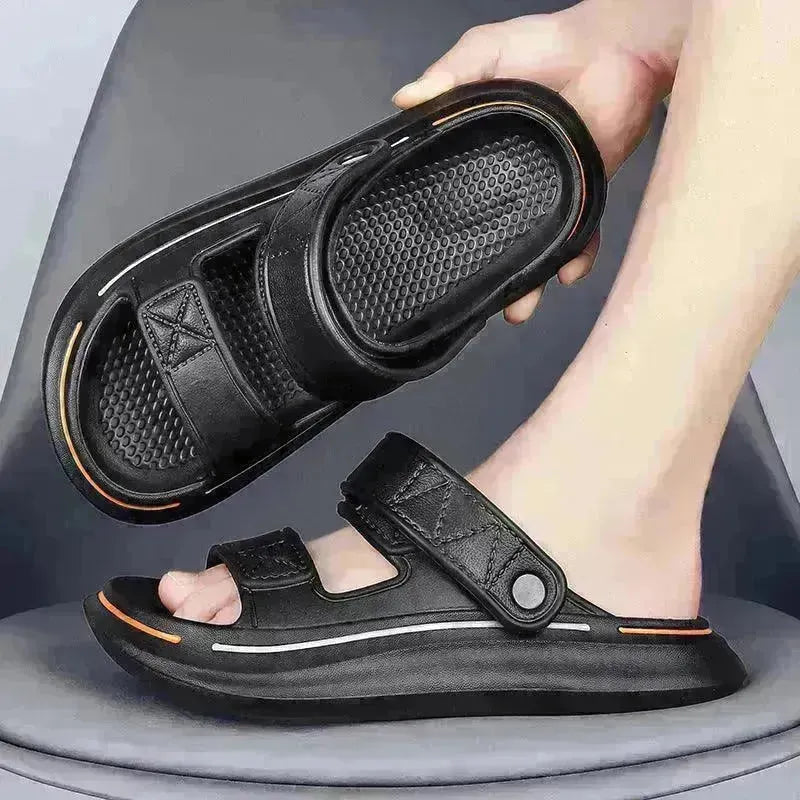 Casual Beach Shoes Non-slip Wear-resistant Platform Couples Sandals - EX-STOCK CANADA