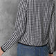Casual Cardigan Long Sleeve Houndstooth Short Women's Coat - EX-STOCK CANADA