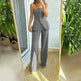 Casual Fashion Tailored Suit Button Graceful Tube Top Suit Pants - EX-STOCK CANADA