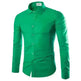 Casual Polo Collar Ironing Free Long Sleeves Shirt For Men - EX-STOCK CANADA