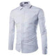 Casual Polo Collar Ironing Free Long Sleeves Shirt For Men - EX-STOCK CANADA