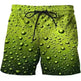 Casual Shorts With Printed Pockets On Both Sides - EX-STOCK CANADA