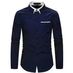 Casual Slim Fit Plus Size Long Sleeve Shirt - EX-STOCK CANADA