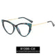 Cat Eye Anti-blue Light Large Frame Slim Look Optical Glasses - EX-STOCK CANADA