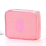 Portable Cosmetic Bag Waterproof Divider Multi-grid Pockets Toiletry Bags Travel Storage Handbags Women Make Up Bag - EX-STOCK CANADA