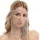 Punk Rhinestone Tassel Fringed Face Mask Head Chains