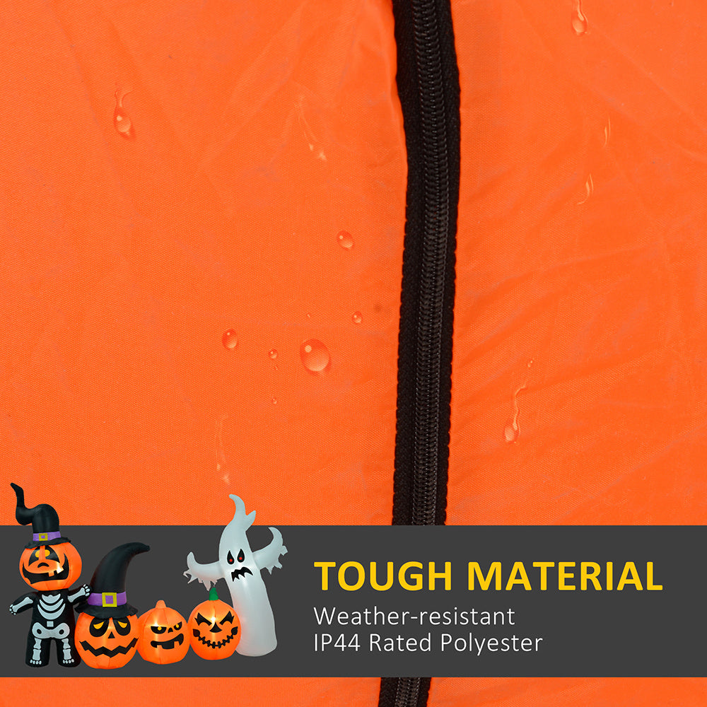 7.5ft Inflatable Halloween Pumpkin Ghost Family, Blow Up LED Display For Garden Indoor Outdoor EX-STOCK