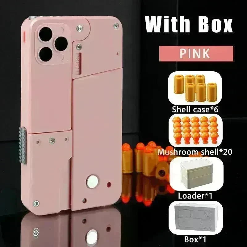 mobile phone shape folding soft bullet gun toy - EX-STOCK CANADA