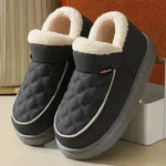Winter Plush Cotton platform Shoes Warm Thick-bottom Waterproof Home Slippers All-match Indoor Outdoor Garden Shoes For Women