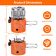2000W 2 In 1 Camping Stove Tent Heater Outdoor Gas Stove Portable Backpacking Stove With 3 Modes 360 Degree Radiant Heating For Camping Hiking Picnic BBQ EX-STOCK
