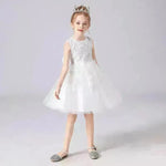 Vestido formal chaleco de moda princesa vestida chicas espectáculos de ropa vestida de cumpleaños para niños