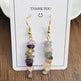 Handmade DIY Natural Crystal Stone Beaded Earrings - EX-STOCK CANADA