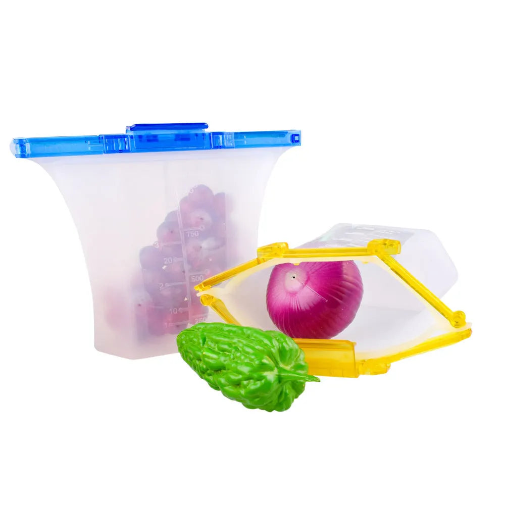 Kitchen Refrigerator Silicone Food Storage Bag - EX-STOCK CANADA