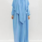 Hijab Abaya for Umrah Two piece Dress with Headscarf Arabwear for Women Jalabiya for Women