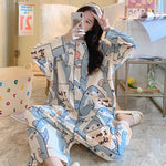 New Long-sleeved One-piece Pajamas For Women