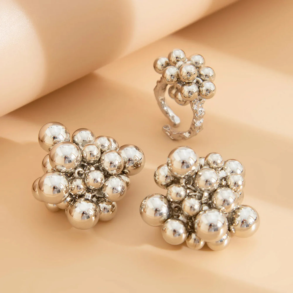 Fashion Geometry Pattern Beaded Earrings Suit - EX-STOCK CANADA