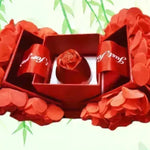 Hot Valentine's Day Gifts Metal Rose Jewelry Gift Box Necklace For Wedding Girlfriend Necklace Gifts - EX-STOCK CANADA
