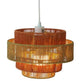 Dorset Pendant Lamp - White And Natural Terracotta EX-STOCK