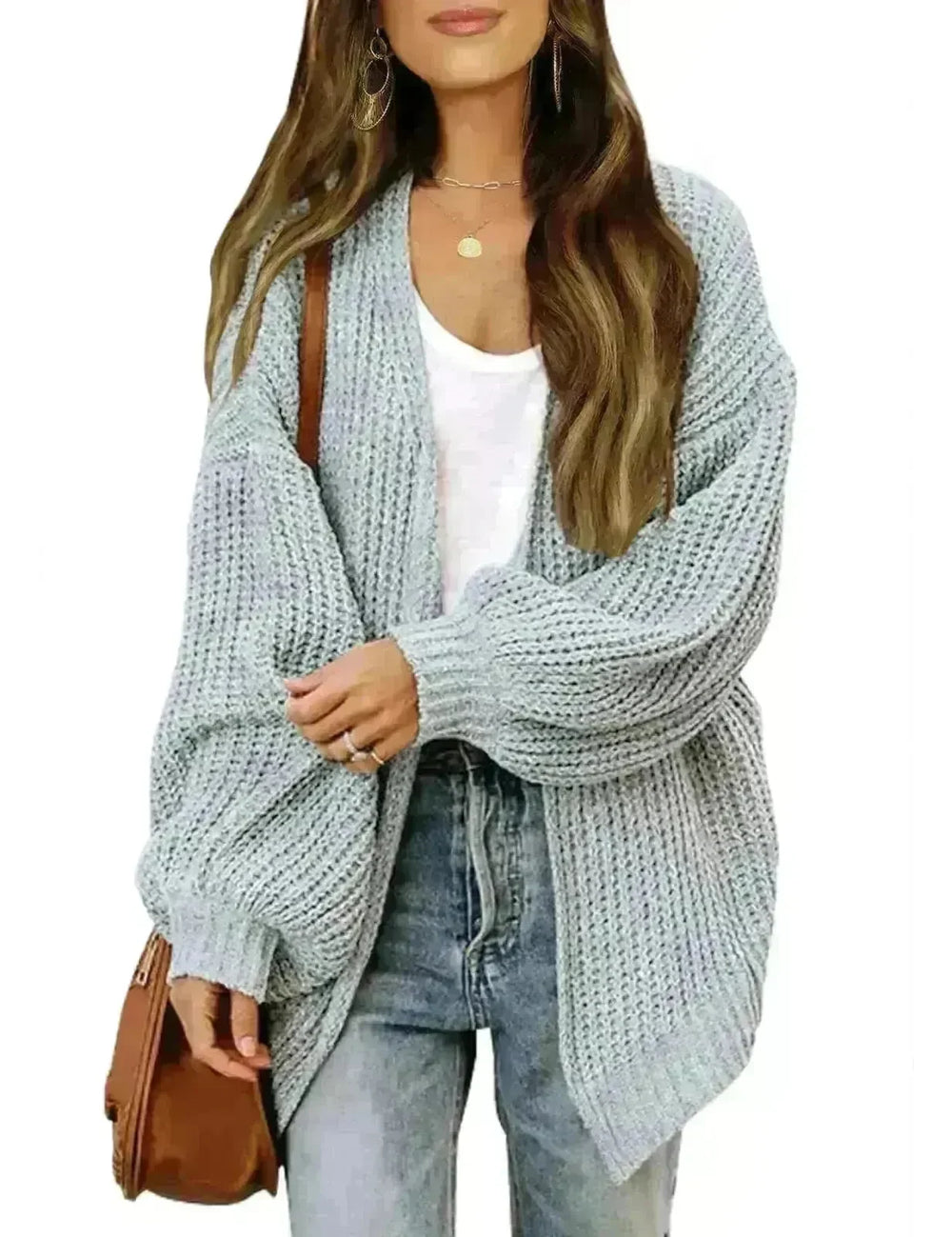Fall fashioned jacket Knitted Cardigan sweater for women - EX-STOCK CANADA