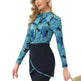Long Sleeve Zipper ArabSwimsuit With Hat Chest Pad 3 Piece Conservative EX-STOCK