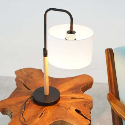 New Design Small Modern Stylish Desk Lamp In Stock In The United States,Easy To Install For Bedside Table Lamp, Night Light, Study Lamp, Arcus Paniz Simple Table Lamp With Cylinder Shade 110V EX-STOCK