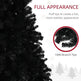 6ft Artificial Christmas Trees With Auto Open And Steel Base, Black EX-STOCK Canada 