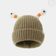 New Cute Luminous Fall Winter Warm Ear Protection Wool Cartoon All-matching Knitted Beanie Hat - EX-STOCK CANADA