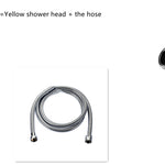 Shower Head Water Saving Flow 360 Degrees Rotating With Small Fan ABS Rain High Pressure Spray Nozzle Bathroom Accessories EX-STOCK Canada 