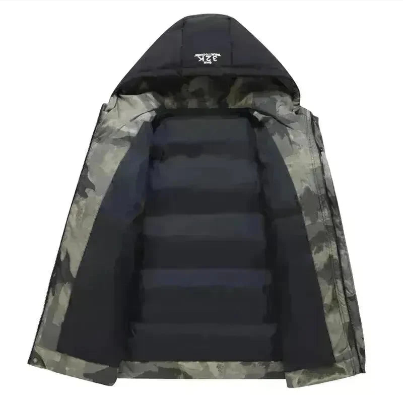 Cotton-padded Coat Men's Coat Autumn And Winter Trends Clothes Men's Thickened - EX-STOCK CANADA