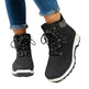 Outdoor Women's Warm Non-slip Short Tube Suede Dr Martens Boots - EX-STOCK CANADA