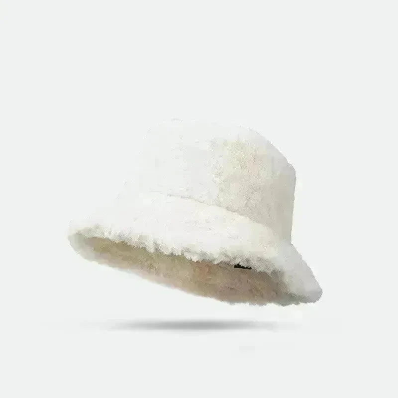 Lambswool Fisherman Sherpa Fleece Hat Winter Warm Fashionable Solid Color Hats For Women - EX-STOCK CANADA