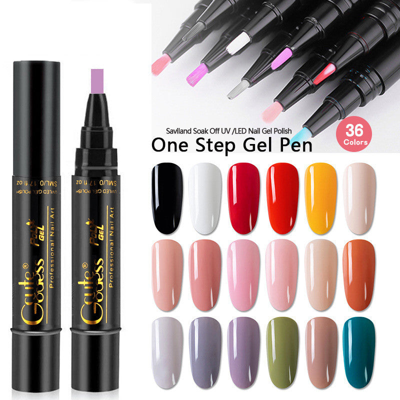 3-in-1 Nail Glue Pen – Gel, Magnet & French Manicure Tool (36 Colours + Sets)