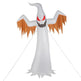 12ft 4pcs LED Lights Giant Scary Ghost Flames And Flashing Red Eyes Inflatable Halloween Decoration EX-STOCK