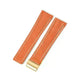 22mm 24mm Black Brown Blue Bamboo Grain Cowhide Watch Strap - EX-STOCK CANADA