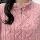 Autumn And Winter New Twist Zipper Couple Fleece-lined Thick Coral Fleece Pajamas Homewear Loungewear Sleepwear For Sleeping - EX-STOCK CANADA