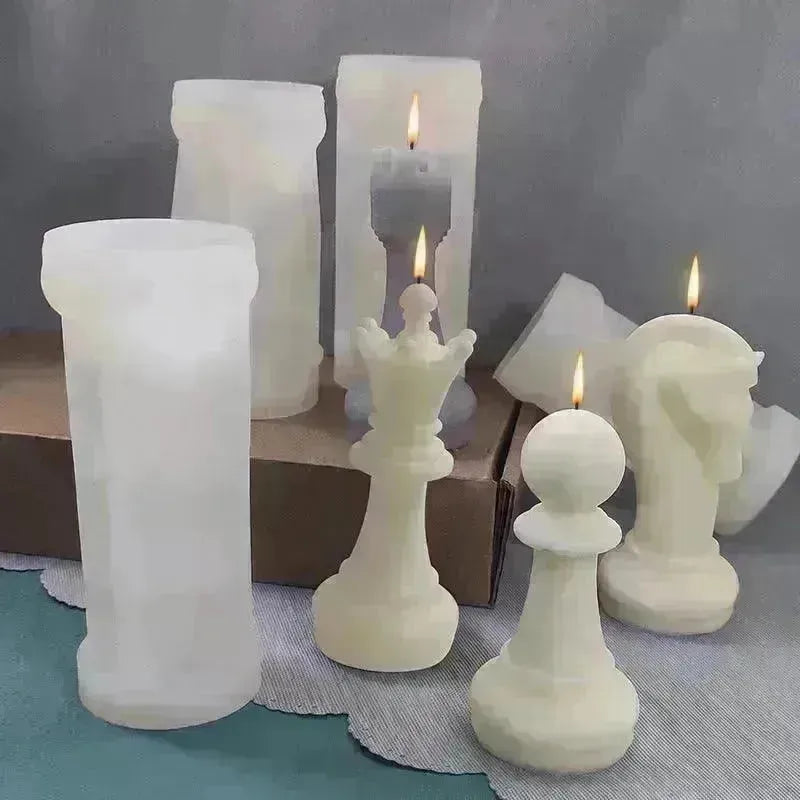 Chess Scented Candle Silicone Mold DIY - EX-STOCK CANADA