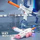 Children Automatic UZI Electric Backpack Water Submachine Gun Fights Summer Toy Water Guns Outdoor Beach Swimming Pool Toys - EX-STOCK CANADA