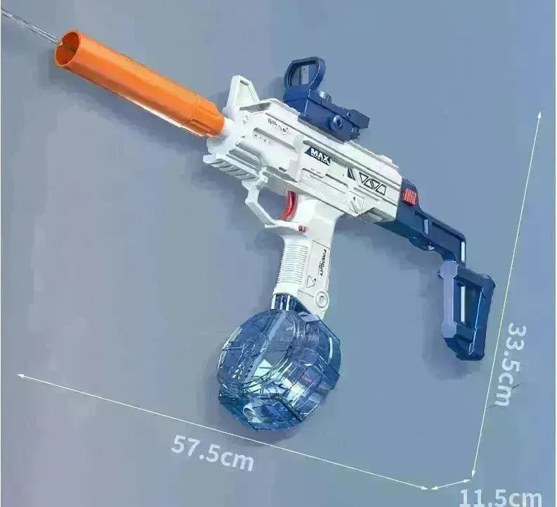 Children Automatic UZI Electric Backpack Water Submachine Gun Fights Summer Toy Water Guns Outdoor Beach Swimming Pool Toys - EX-STOCK CANADA