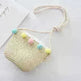 Children Bags Hats Female Decoration Small Colored Balls Sunscreen Lace Beach Hats Breathable Sandals - EX-STOCK CANADA